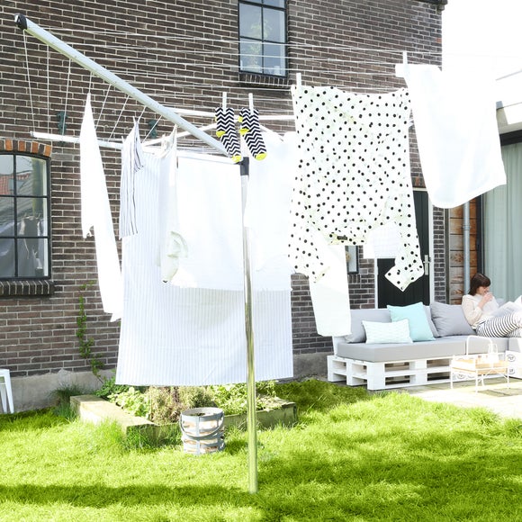 Brabantia 4 Arm Rotary Top Spinner Washing Line, 60m
