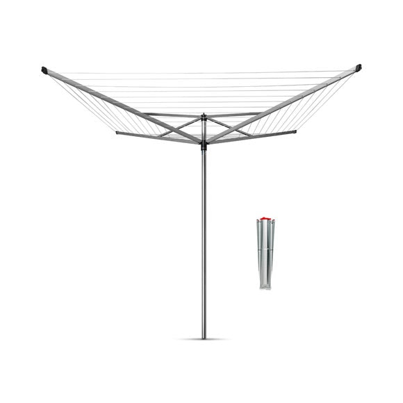 Brabantia 4 Arm Rotary Top Spinner Washing Line, 60m