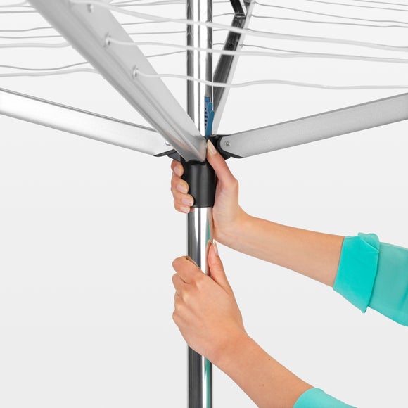 Brabantia 4 Arm Rotary Top Spinner Washing Line, 60m