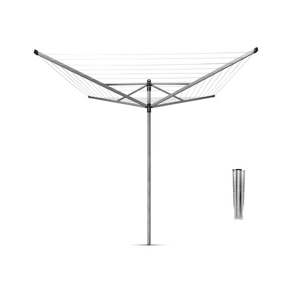 Brabantia 4 Arm Rotary Lift-O-Matic Airer, 60m