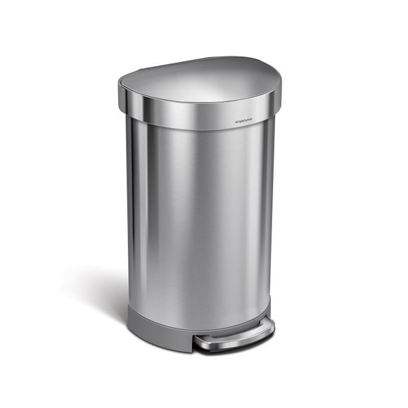 Simplehuman 45L Semi-Round Pedal Bin