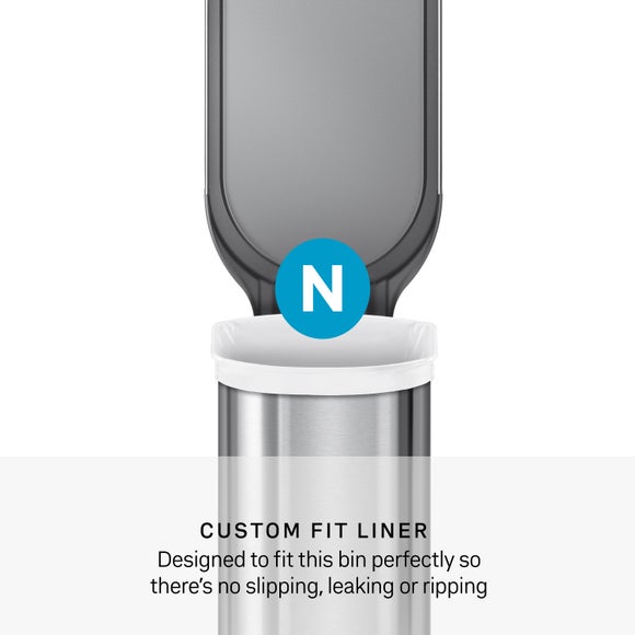 Simplehuman 45L Slim Pedal Bin