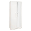 Acton Double Wardrobe, White, product image 1
