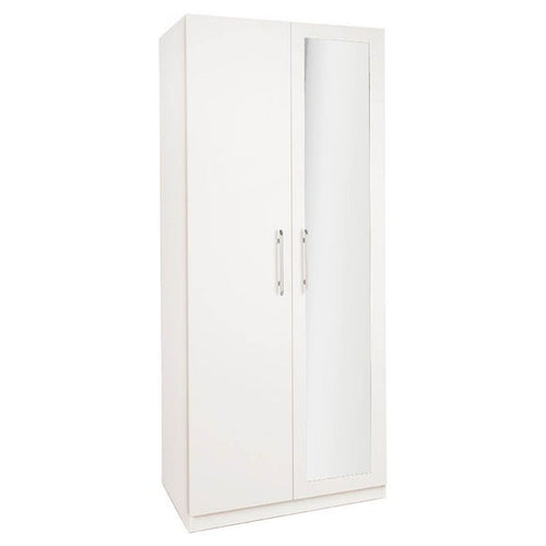 Acton Double Wardrobe, White, product image 1