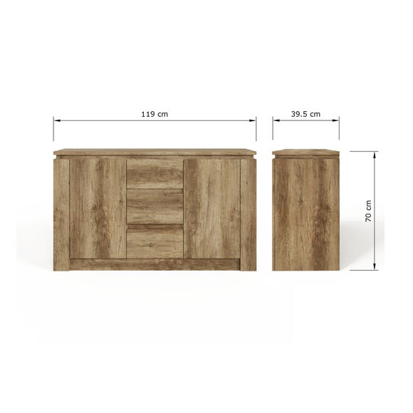 Canyon Oak Sideboard