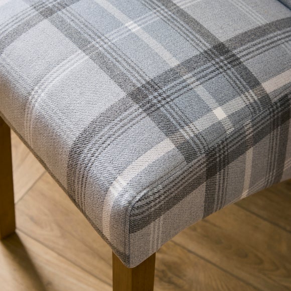Set of 2 Chester Dining Chairs, Woven Check Fabric, product image 3