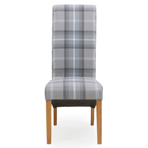 Set of 2 Chester Dining Chairs, Woven Check Fabric, product image 6