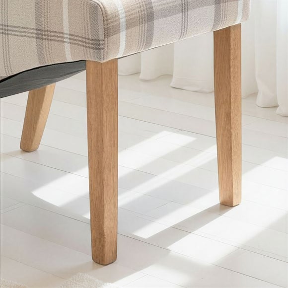 Set of 2 Chester Dining Chairs, Woven Check Fabric, product image 10