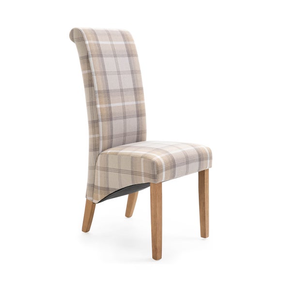 Set of 2 Chester Dining Chairs, Woven Check Fabric, product image 13