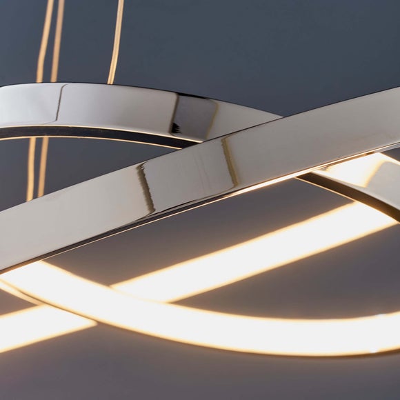 Vogue Kline 2 Light Integrated LED Hoop Ceiling Light