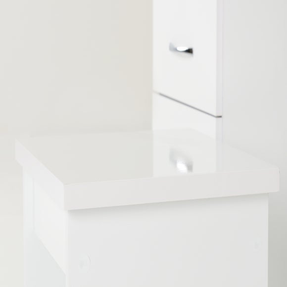 Nevada 4 Drawer Dressing Table Set with Mirror, product image 9