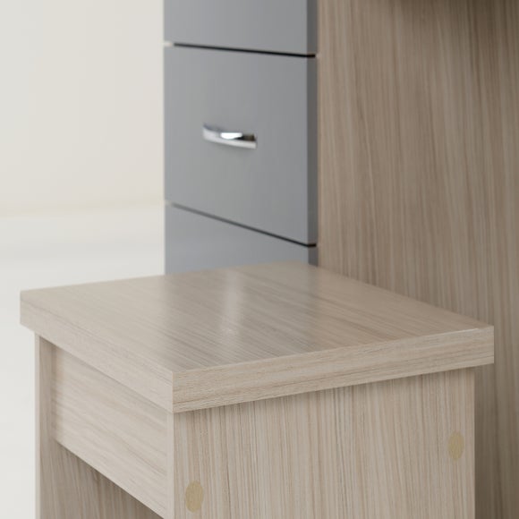 Nevada 4 Drawer Dressing Table Set with Mirror, product image 19