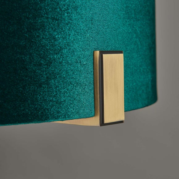 Vogue Balaton Green Velvet Table Lamp