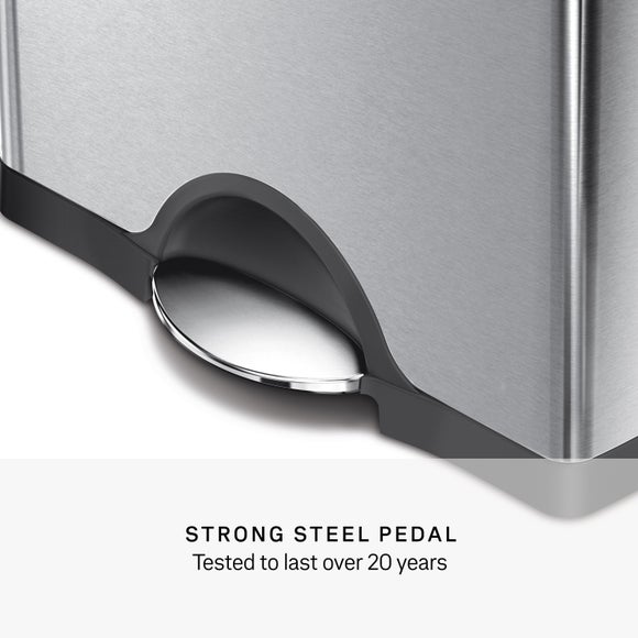 Simplehuman 30L Rectangular Pedal Bin