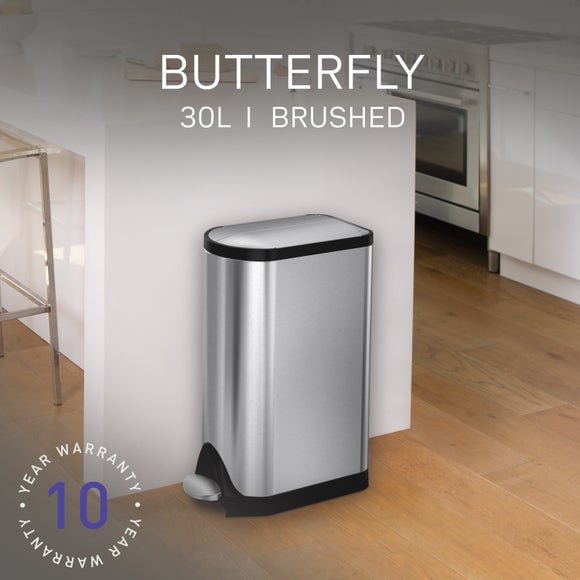 Simplehuman 30L Butterfly Pedal Bin