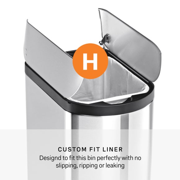 Simplehuman 30L Butterfly Pedal Bin