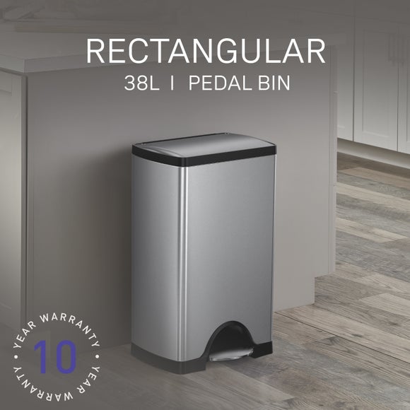 Simplehuman 38L Rectangular Pedal Bin