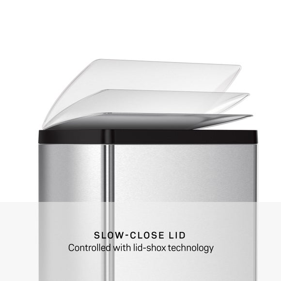 Simplehuman 38L Rectangular Pedal Bin