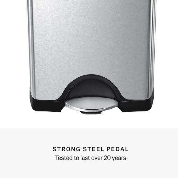 Simplehuman 38L Rectangular Pedal Bin