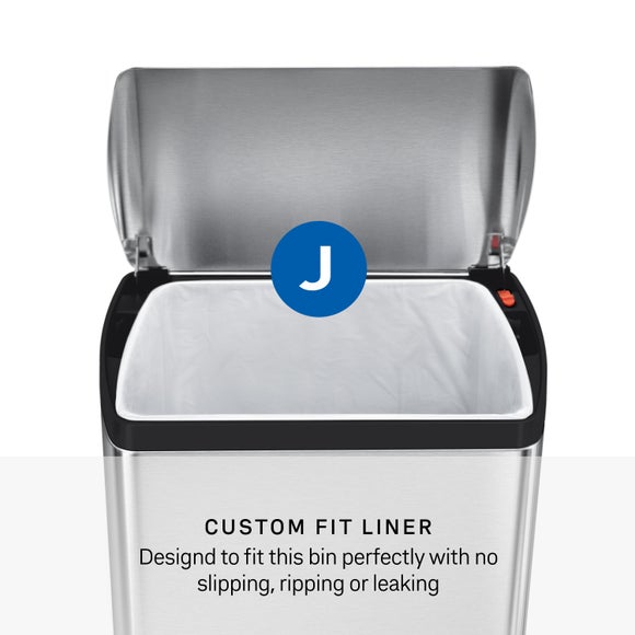 Simplehuman 38L Rectangular Pedal Bin