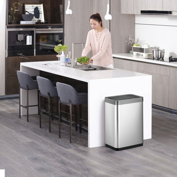 EKO Mirage X 45L Stainless Steel Sensor Bin