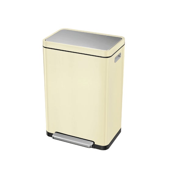 EKO X-Cube 20/20L Cream Recycling Bin