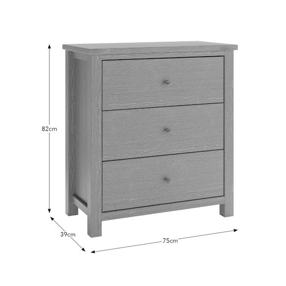 Olney 3 Drawer Chest, product image 7