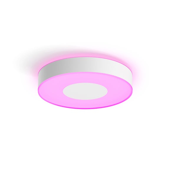 Philips HUE Xamento Medium Smart LED Bathroom Flush Ceiling Light