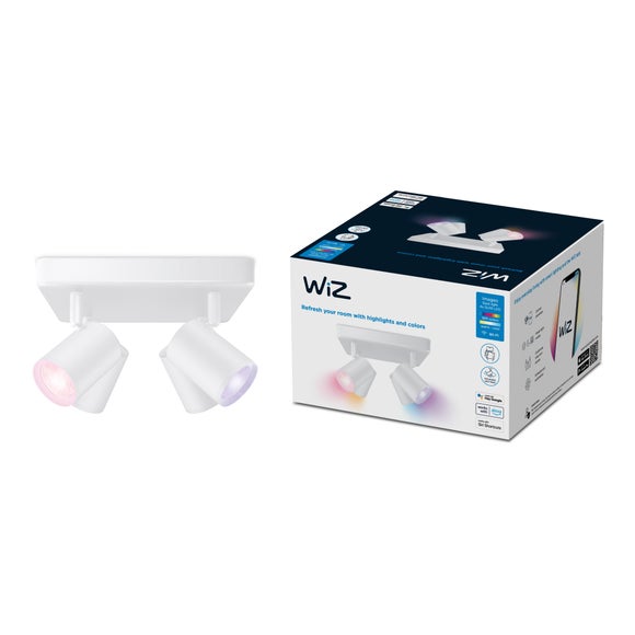 WiZ Imageo Smart 4 Light LED Adjustable Semi Flush Spotlight, product image 1