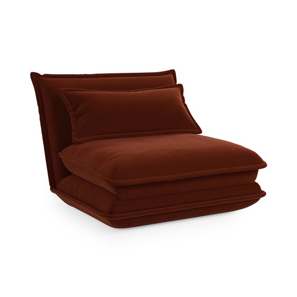 Jackson Velvet Foldable Single Sofa Bed, product image 4