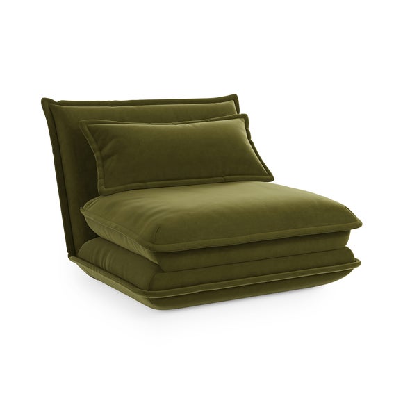 Jackson Velvet Foldable Single Sofa Bed, product image 18