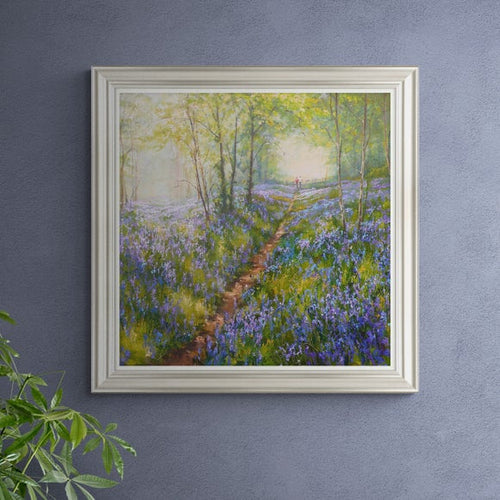 Bluebell Walk by Mark Lambert Framed Print