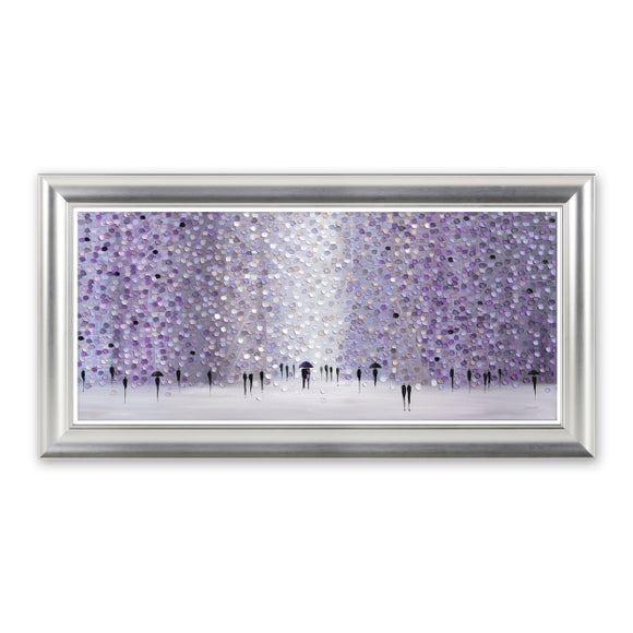 Together Under The Umbrella by Ekaterina Ermilkina Framed Print