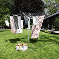 Brabantia Lift-O-Matic Advance 4 Arm Rotary Washing Line with Accessories, 50m