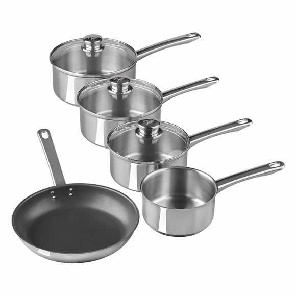 Tala Performance Classic Stainless Steel 5 Piece Pan Set