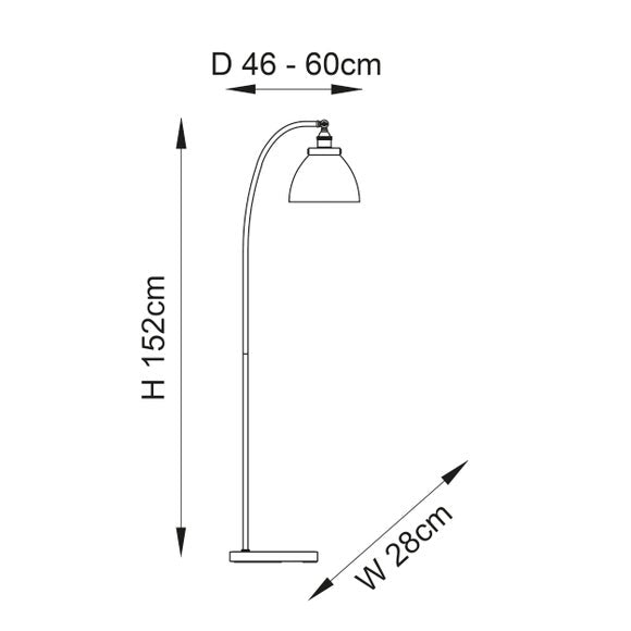 Vogue Brook Arc Floor Lamp