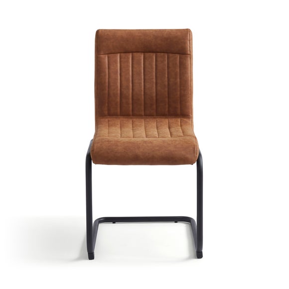 Felix Set of 2 Dining Chairs, Faux Leather