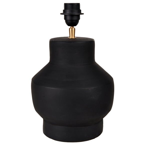 Inna Urn Terracotta and Linen Table Lamp