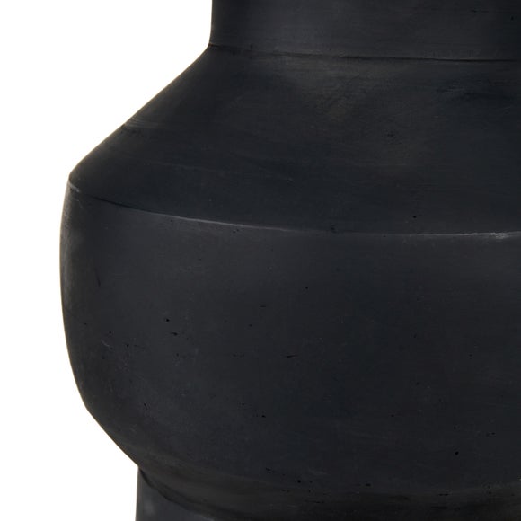 Inna Urn Terracotta and Linen Table Lamp