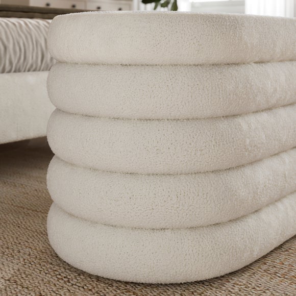 Murray Storage Ottoman, Sherpa