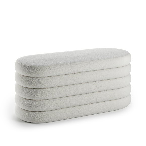 Murray Storage Ottoman, Sherpa