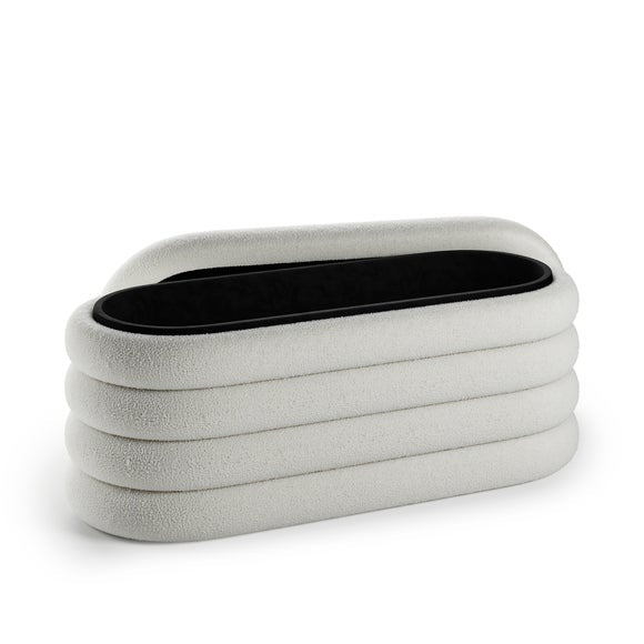 Murray Storage Ottoman, Sherpa
