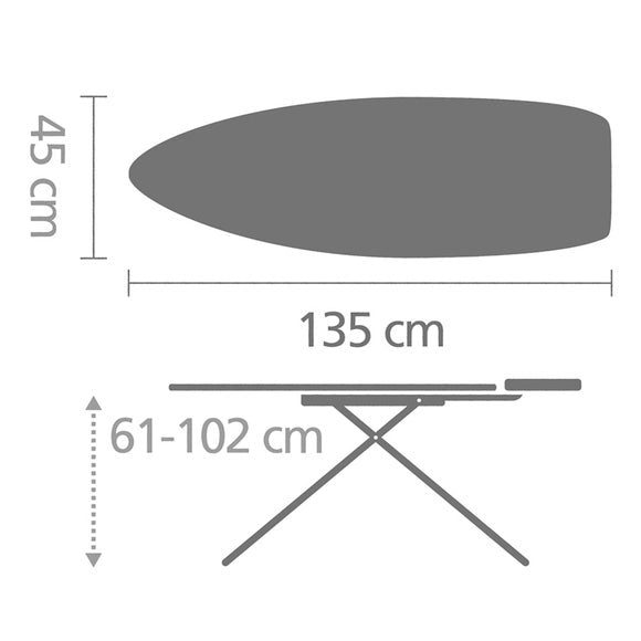Brabantia New Dawn Green Ironing Board