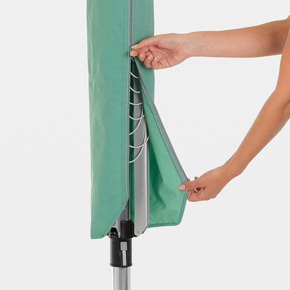 Brabantia Lift-O-Matic 60m Rotary Clothes Airer, Ground Spike & Cover