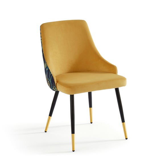 Ariana Set of 2 Dining Chairs, Havisham Print Velvet, product image 5