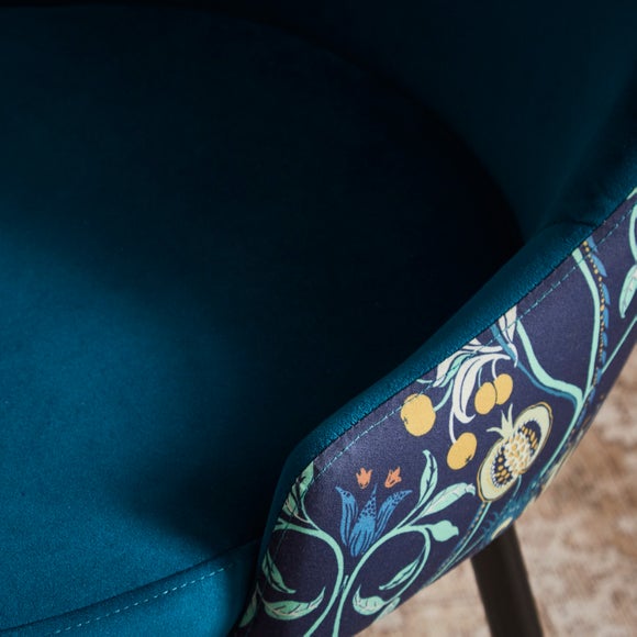 Ariana Set of 2 Dining Chairs, Havisham Print Velvet, product image 12