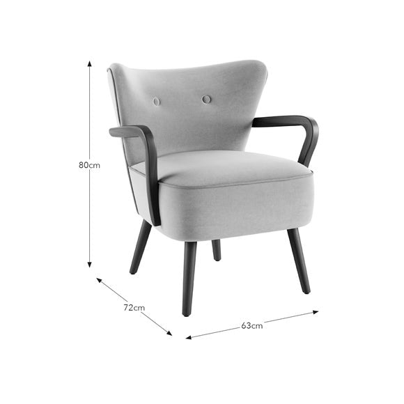Eliza Contrast Occasional Armchair, product image 9