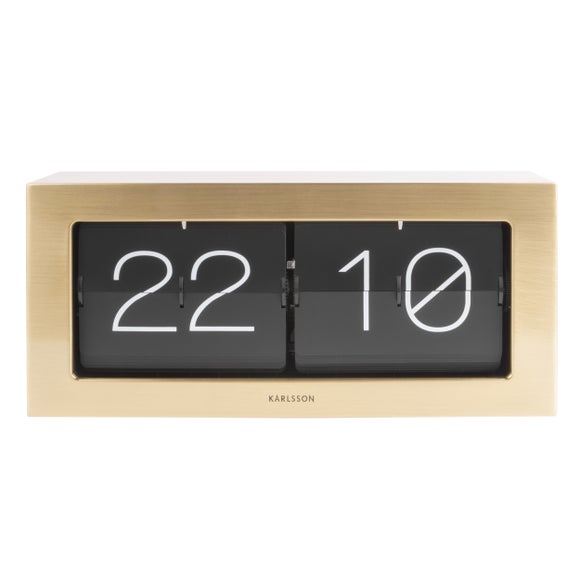 Karlsson XL Boxed Flip Mantel Clock, product image 1