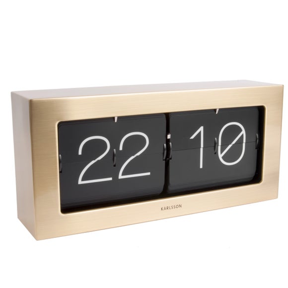 Karlsson XL Boxed Flip Mantel Clock, product image 2