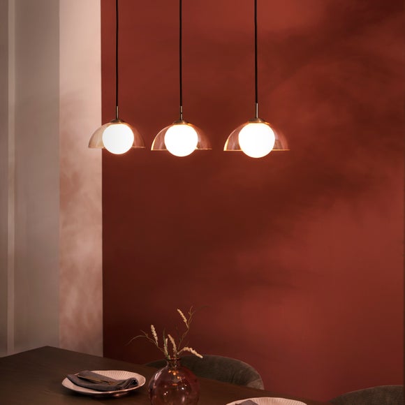 Brigitte 3 Light Adjustable Diner Ceiling Light